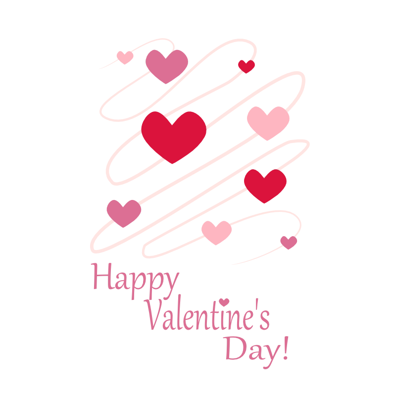 Happy Valentine’s Day Clipart: Free Romantic Heart Design Download (PNG & SVG)
