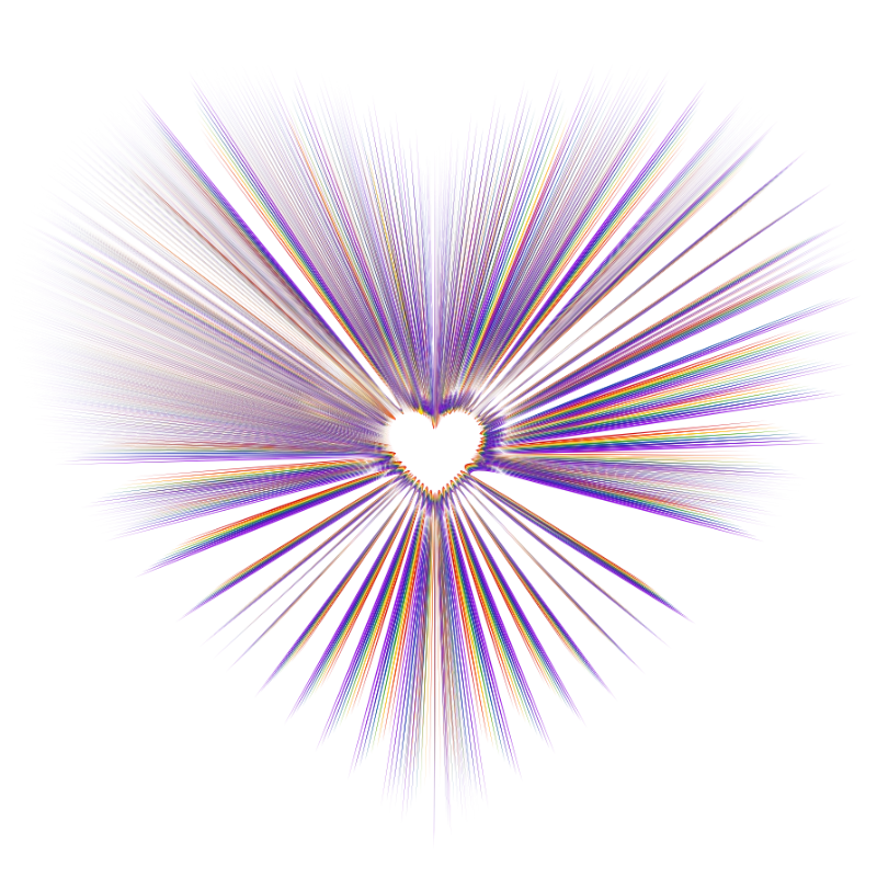 Heart Burst Clipart: Free Dynamic Starburst Design Download (PNG & SVG)