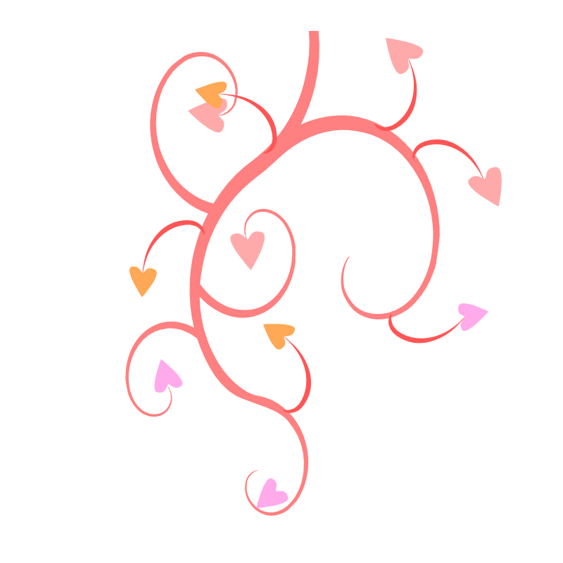 Free Heart Vine Valentine’s Day Clipart! (PNG & SVG)